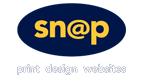 Snap Printing White Logo